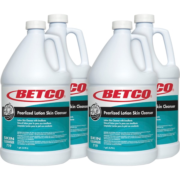 Betco Skin Cleanser, Lotion, Nordic Sea, 1 Gallon, Pearlized, PK 4 BET7190400 - main